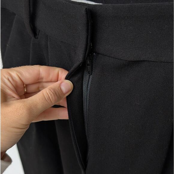 Favorite Daughter Black The Favorite Pant Pleat High-rise Wide Leg Pants, size 0 - Picture 5 of 10